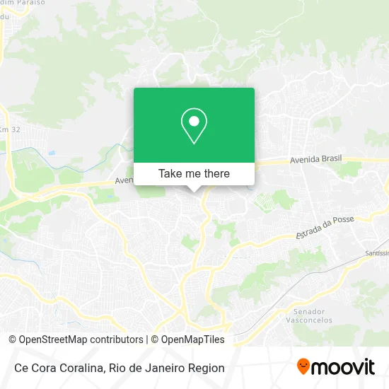Ce Cora Coralina map