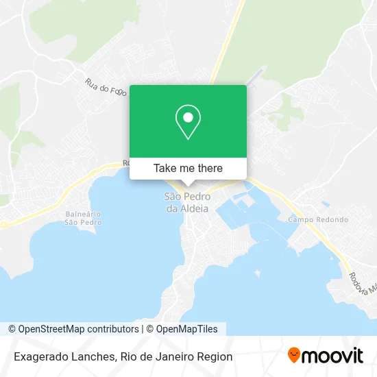 Exagerado Lanches map