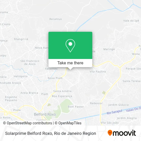 Solarprime Belford Roxo map