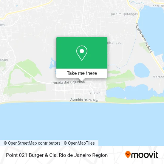 Point 021 Burger & Cia map