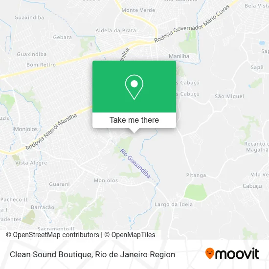 Clean Sound Boutique map