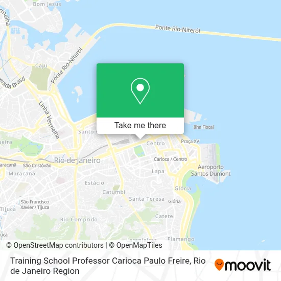 Training School Professor Carioca Paulo Freire map