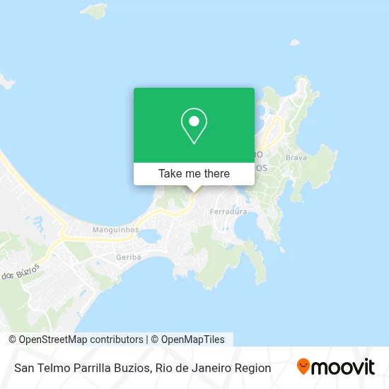 San Telmo Parrilla Buzios map