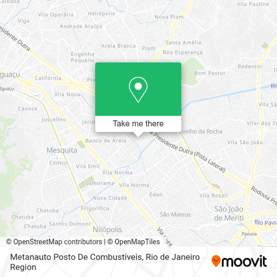 Metanauto Posto De Combustiveis map
