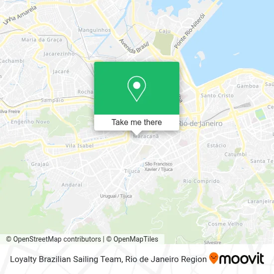 Loyalty Brazilian Sailing Team map