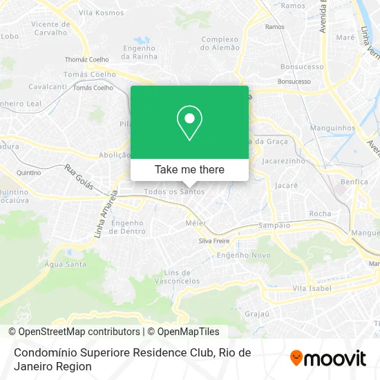Condomínio Superiore Residence Club map
