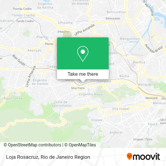 Loja Rosacruz map