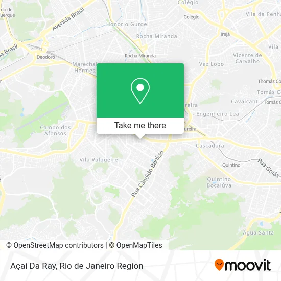 Açai Da Ray map