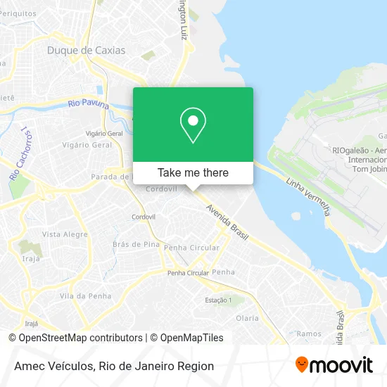 Amec Veículos map