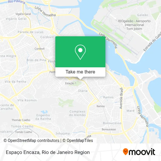 Espaço Encaza map