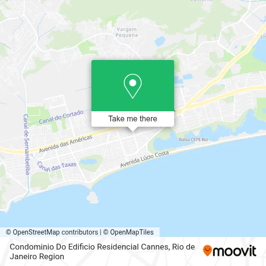 Condominio Do Edificio Residencial Cannes map