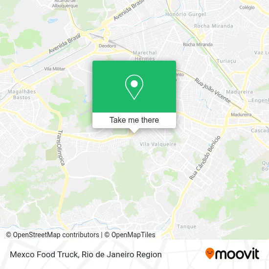 Mexco Food Truck map