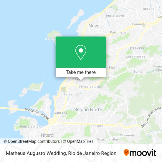 Matheus Augusto Wedding map