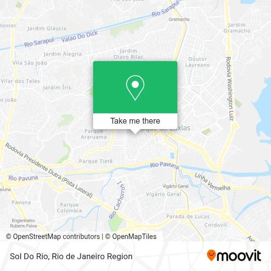 Sol Do Rio map