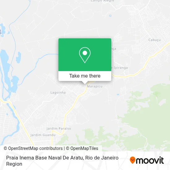 Praia Inema Base Naval De Aratu map