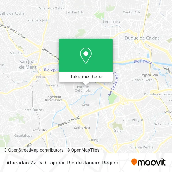 Atacadão Zz Da Crajubar map