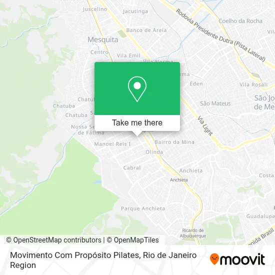 Movimento Com Propósito Pilates map