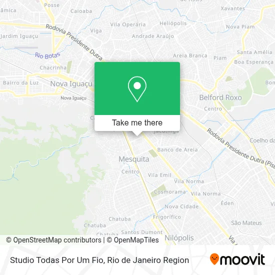 Studio Todas Por Um Fio map