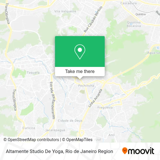 Altamente Studio De Yoga map