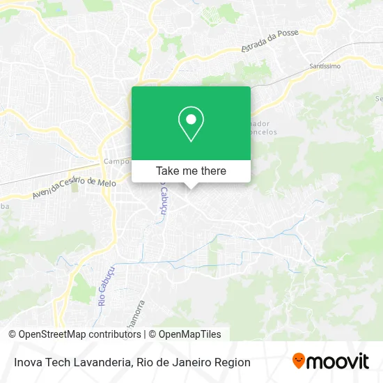 Inova Tech Lavanderia map