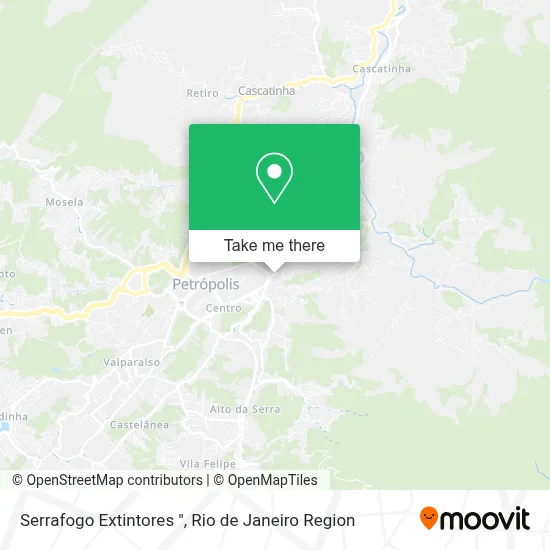 Serrafogo Extintores " map