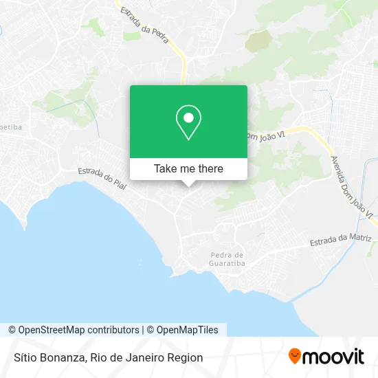 Sítio Bonanza map
