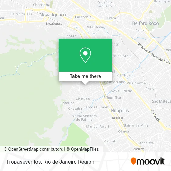 Tropaseventos map