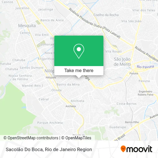 Sacolão Do Boca map