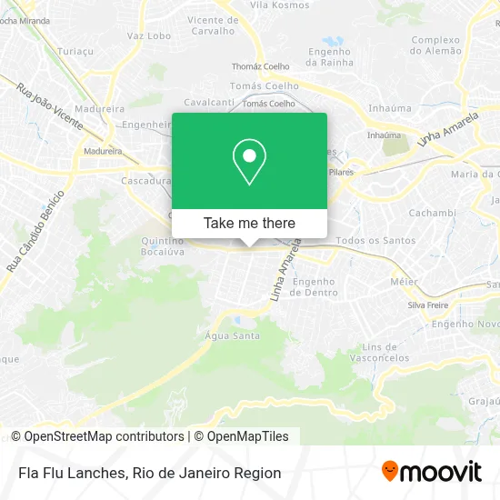 Fla Flu Lanches map