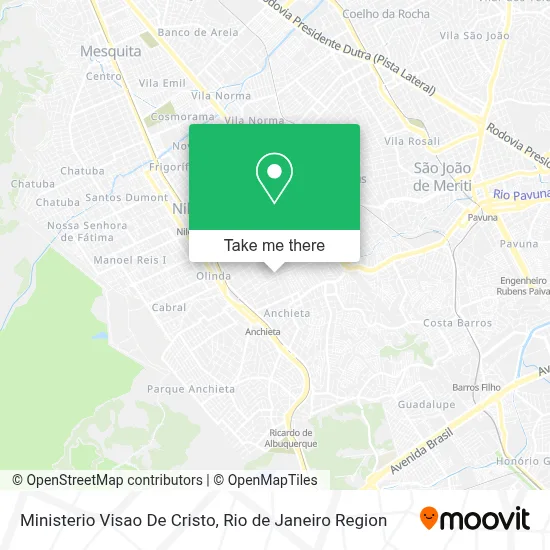 Ministerio Visao De Cristo map