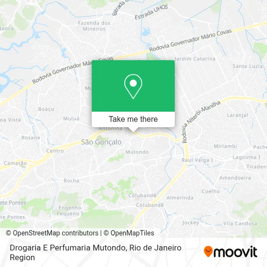 Drogaria E Perfumaria Mutondo map