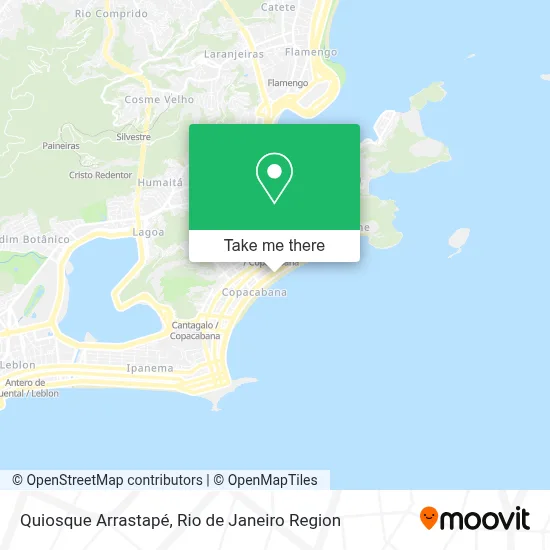 Quiosque Arrastapé map