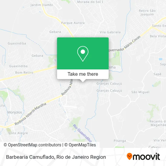 Barbearia Camuflado map