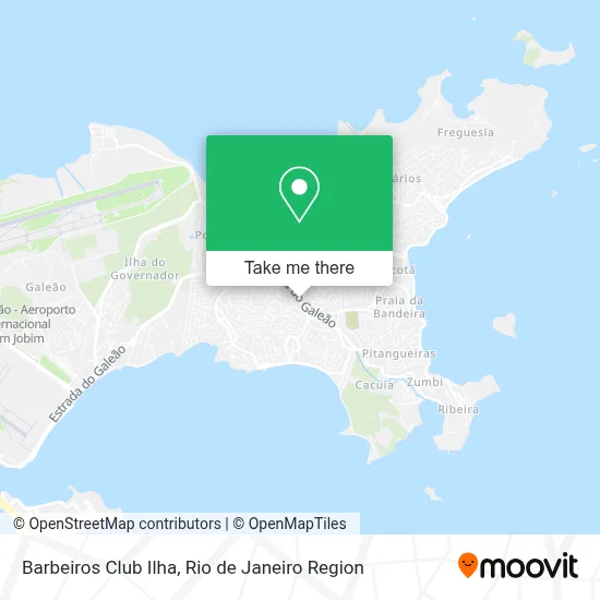 Barbeiros Club Ilha map