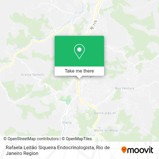 Rafaela Leitão Siqueira Endocrinologista map