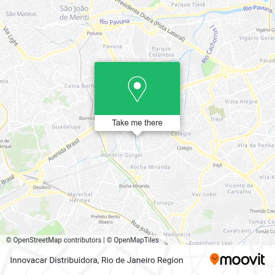 Innovacar Distribuidora map