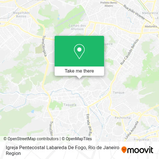 Igreja Pentecostal Labareda De Fogo map