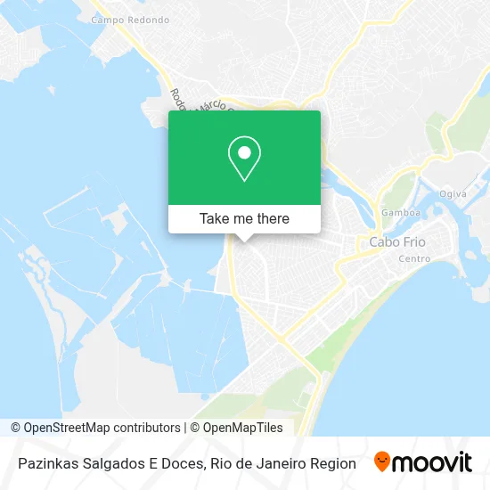 Pazinkas Salgados E Doces map