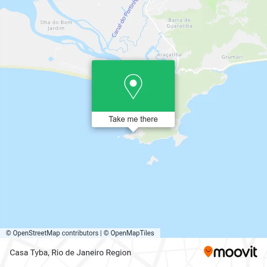 Casa Tyba map