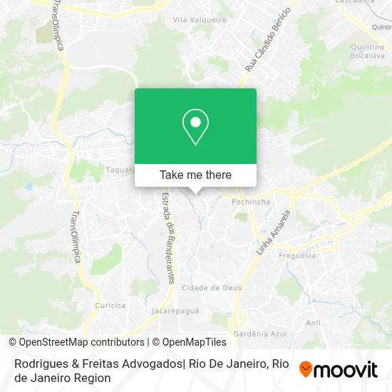 Rodrigues & Freitas Advogados| Rio De Janeiro map