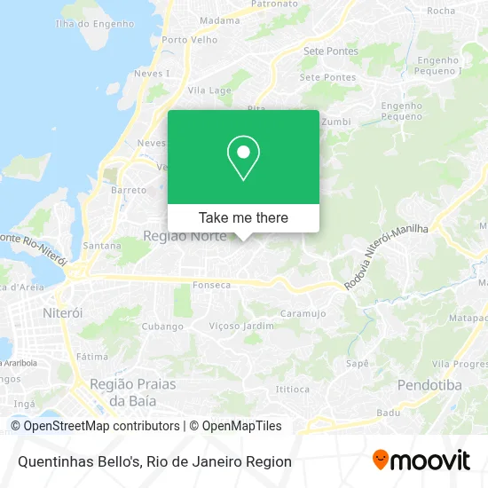 Quentinhas Bello's map