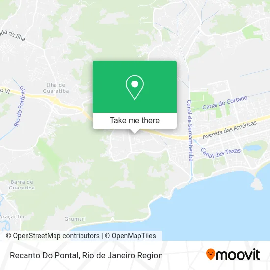 Recanto Do Pontal map