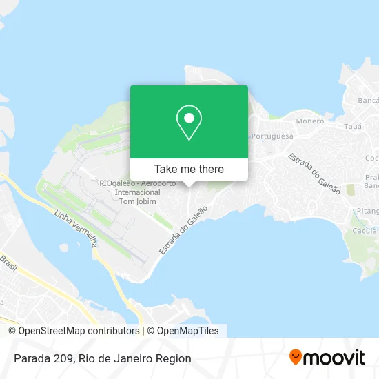 Parada 209 map