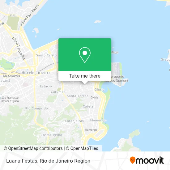 Luana Festas map