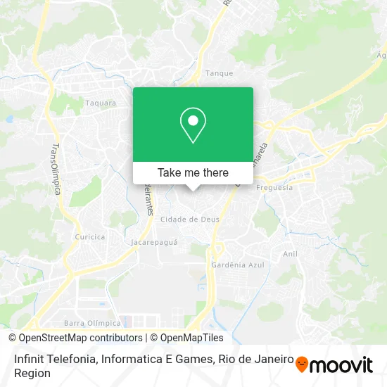 Infinit Telefonia, Informatica E Games map