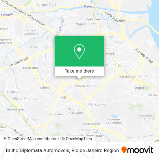 Brilho Diplomata Automoveis map