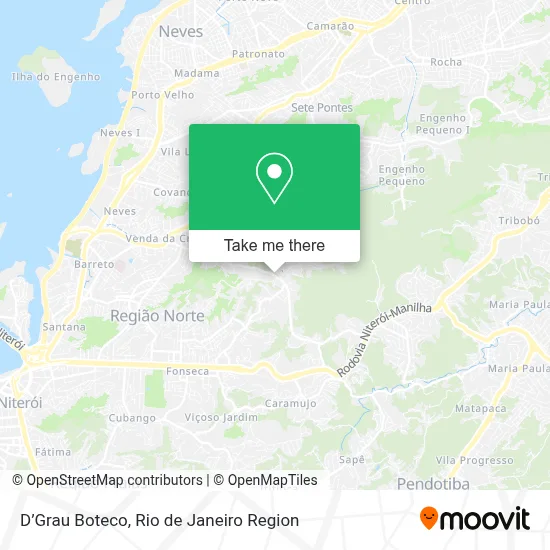 D’Grau Boteco map