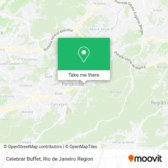 Celebrar Buffet map