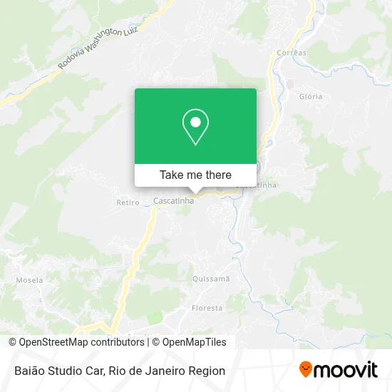 Baião Studio Car map