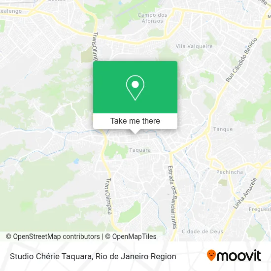 Studio Chérie Taquara map